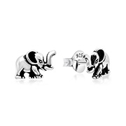Plain 925 Sterling silver stud earring.
