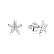 Plain 925 Sterling silver stud earring.