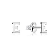Plain 925 Sterling silver stud earring.