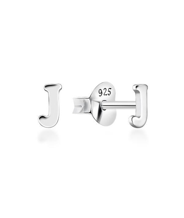 Plain 925 Sterling silver stud earring.