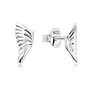 Plain 925 Sterling silver stud earring.
