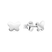 Plain 925 Sterling silver stud earring.