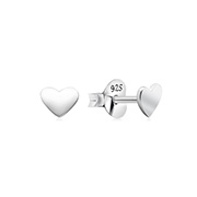 Plain 925 Sterling silver stud earring.