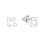 Plain 925 Sterling silver stud earring.