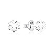 Plain 925 Sterling silver stud earring.