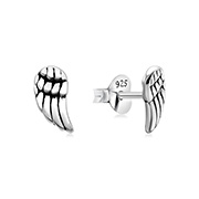 Plain 925 Sterling silver stud earring.
