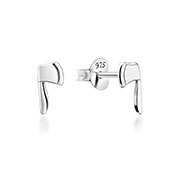 Plain 925 Sterling silver stud earring.