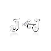 Plain 925 Sterling silver stud earring.