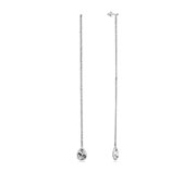 925 Sterling silver stud with cubic zircon.