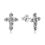 925 Sterling silver stud with cubic zircon.