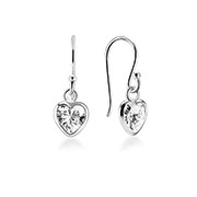 925 Sterling silver earring with cubic zircon.