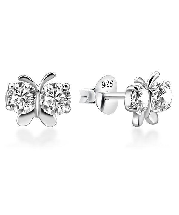 925 Sterling silver earring with cubic zircon.