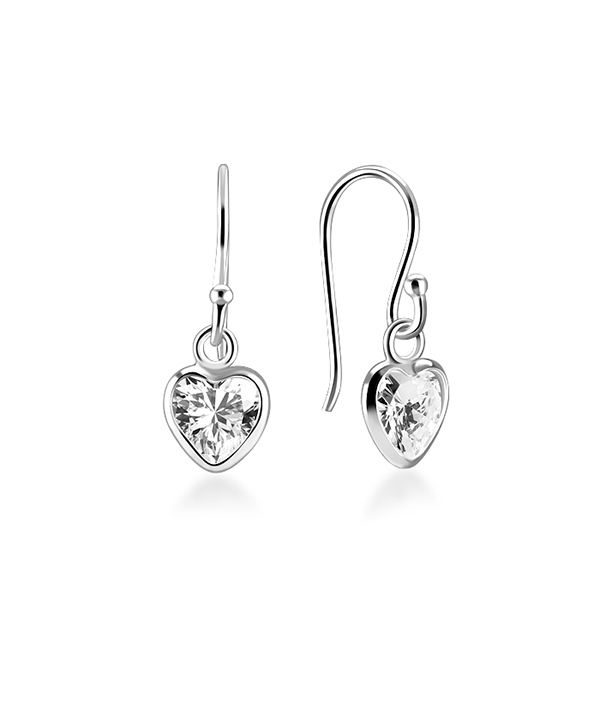925 Sterling silver earring with cubic zircon.