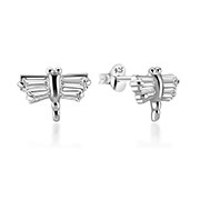 925 Sterling silver earring with cubic zircon.