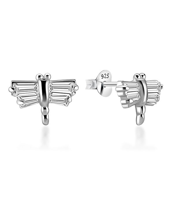 925 Sterling silver earring with cubic zircon.
