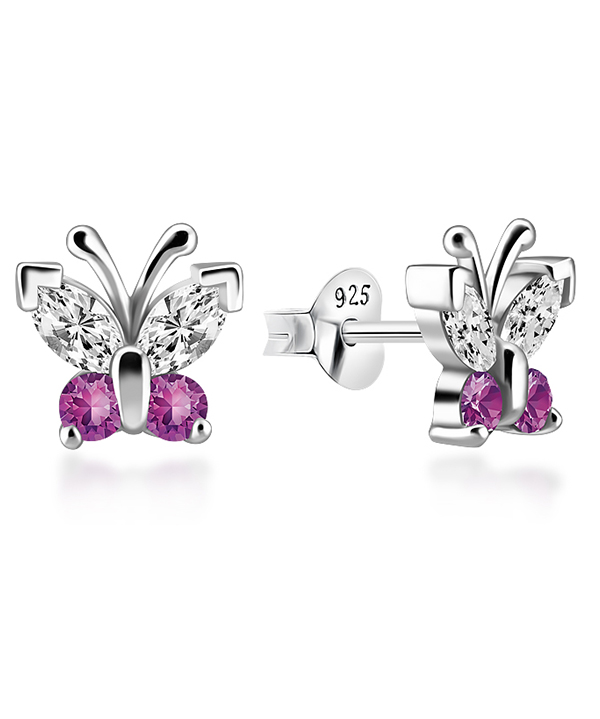 925 Sterling silver earring with cubic zircon.