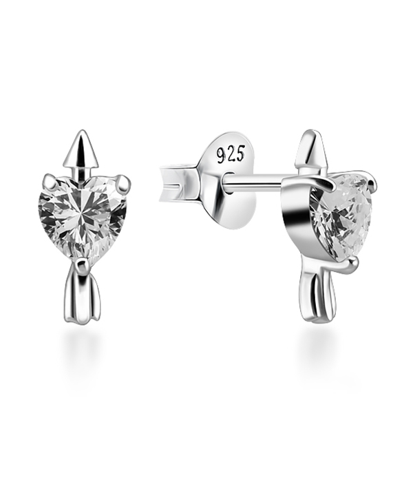 925 Sterling silver earring with cubic zircon.