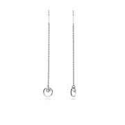 925 Sterling silver stud with cubic zircon.