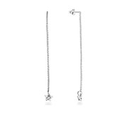 925 Sterling silver stud with cubic zircon.