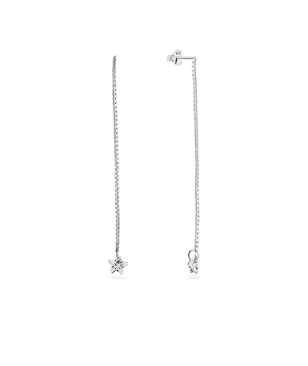 925 Sterling silver stud with cubic zircon.