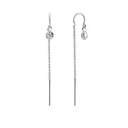 925 Sterling silver earring with cubic zircon.