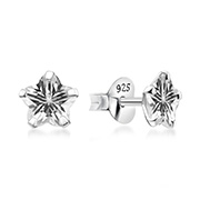 925 Sterling silver stud with cubic zircon.