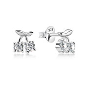 925 Sterling silver earring with cubic zircon.