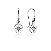 925 Sterling silver earring with cubic zircon.