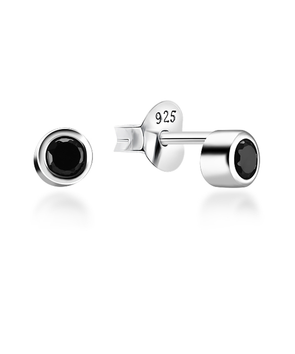 925 Sterling silver earring with cubic zircon.