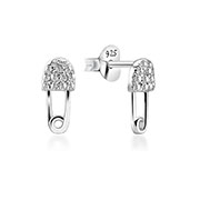 925 Sterling silver earring with cubic zircon.