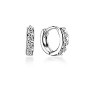 925 Sterling silver earring with cubic zircon.