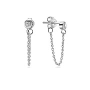 925 Sterling silver earring with cubic zircon.