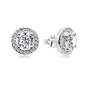 925 Sterling silver earring with cubic zircon.