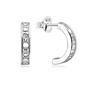 925 Sterling silver earring with cubic zircon.