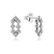 925 Sterling silver earring with cubic zircon.