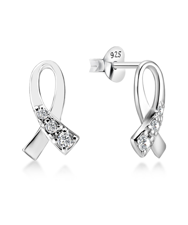 925 Sterling silver earring with cubic zircon.