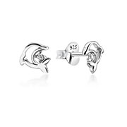925 Sterling silver earring with cubic zircon.