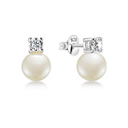 925 Sterling silver earring with cubic zircon.