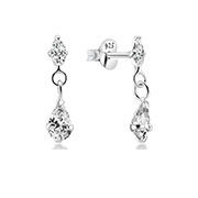 925 Sterling silver earring with cubic zircon.