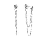 925 Sterling silver earring with cubic zircon.