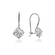 925 Sterling silver earring with cubic zircon.