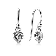 925 Sterling silver earring with cubic zircon.