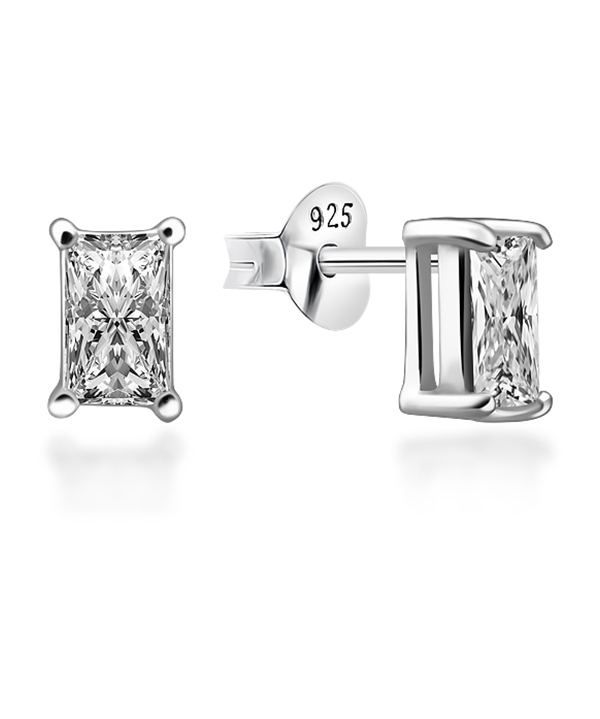 925 Sterling silver earring with cubic zircon.