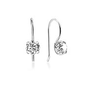 925 Sterling silver earring with cubic zircon.