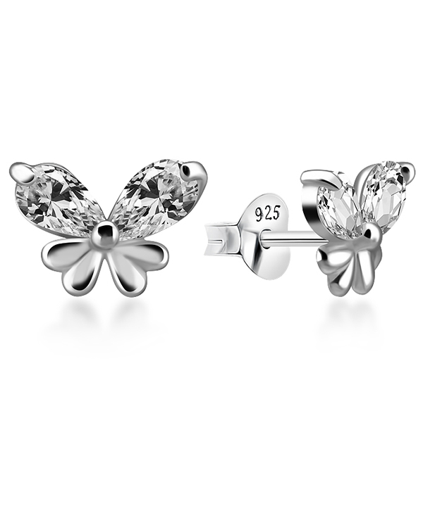 925 Sterling silver earring with cubic zircon.
