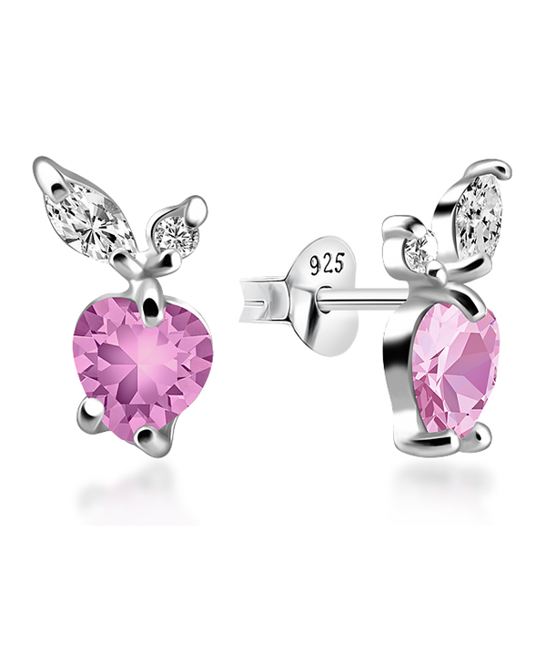 925 Sterling silver earring with cubic zircon.