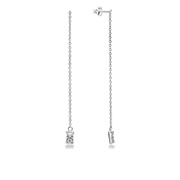 925 Sterling silver stud with cubic zircon.