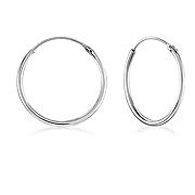 20 x 1.2 mm. 925 Sterling silver hoop.