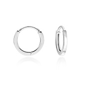 925 Sterling silver hoop.