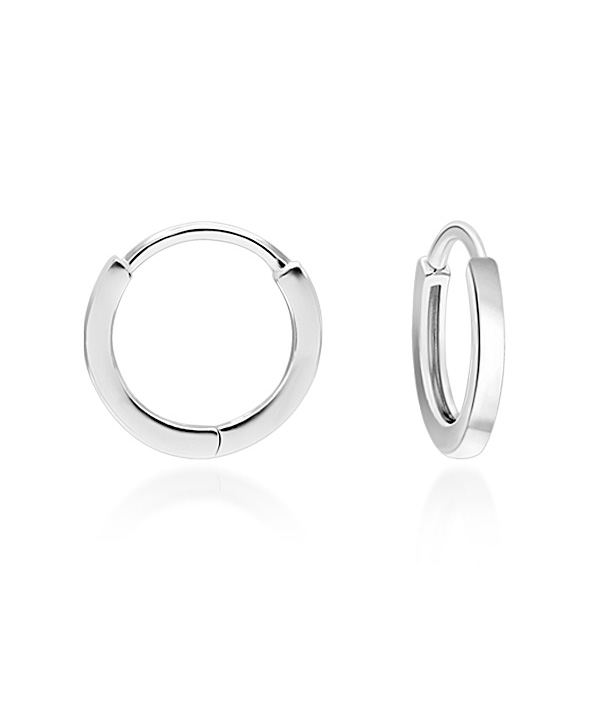 925 Sterling silver hoop.